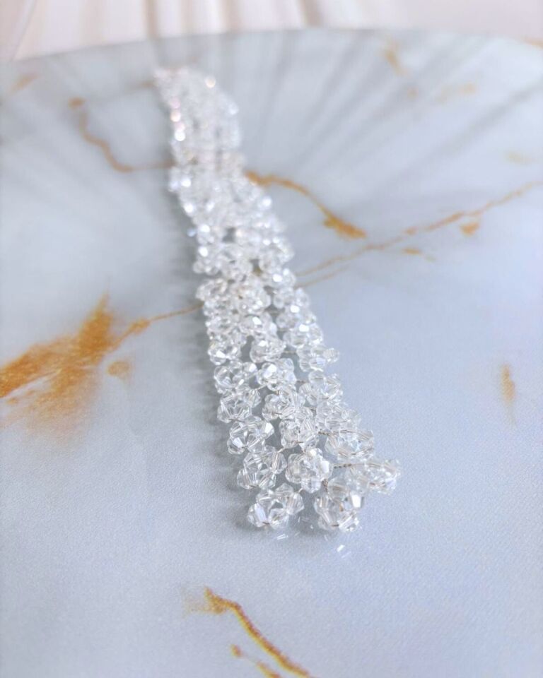 Kristallstein Braut Haarschmuck | Haarband