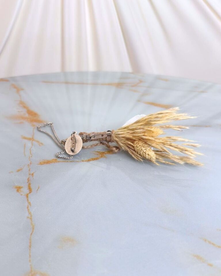 Damat Yaka Seti | Yaka Çiçeği,Yaka Mendili, Yaka Broşu