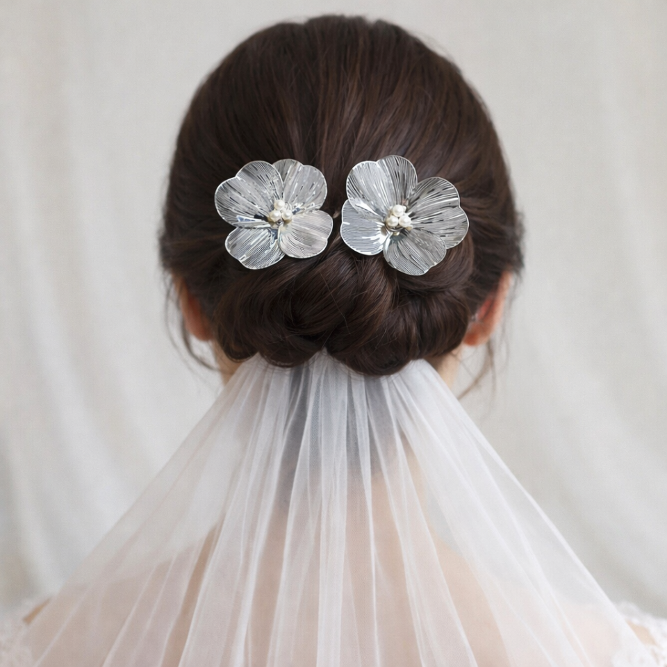 Gelin Saç Tokası Seti | Duvak Tokası | Saç Aksesuarı