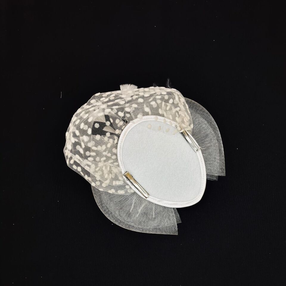 Off-White Voile Hair Hat