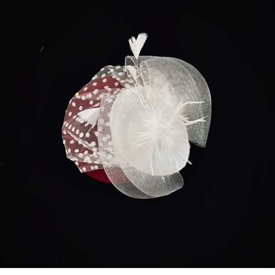 Off-White Voile Hair Hat