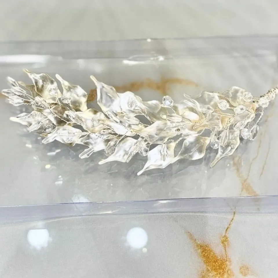 Sedef Yapraklı Saç Aksesuarı