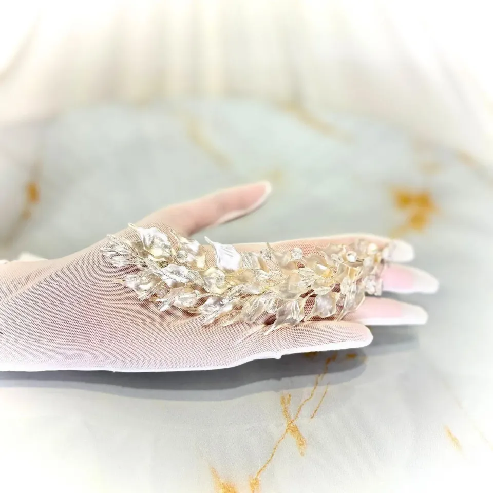 Sedef Yapraklı Saç Aksesuarı