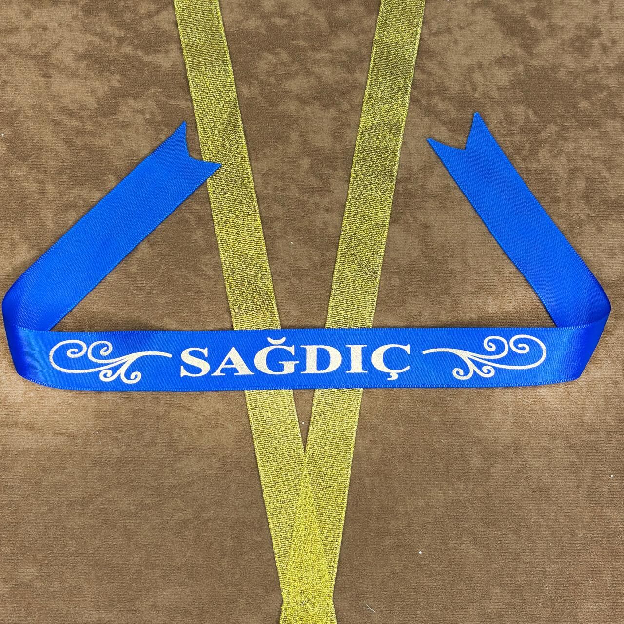 Sağdıç Yazılı Lacivert  Kol Bandı