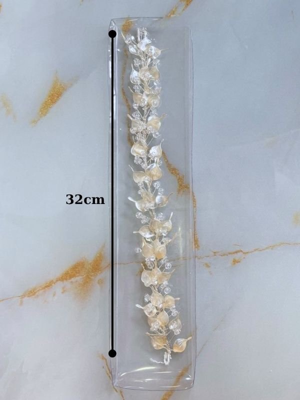 Pearl Leaf Bridal Hair Accessory