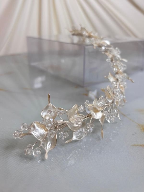 Pearl Leaf Bridal Hair Accessory
