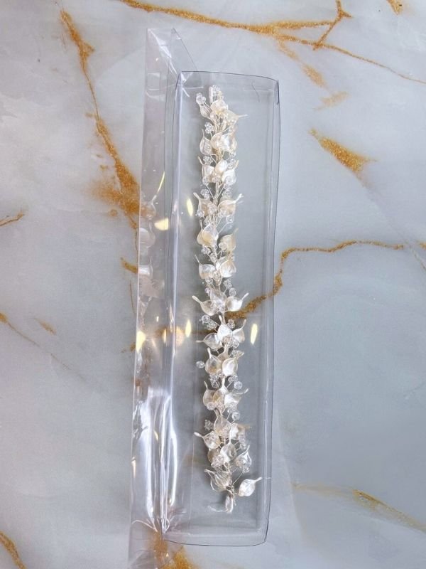 Pearl Leaf Bridal Hair Accessory