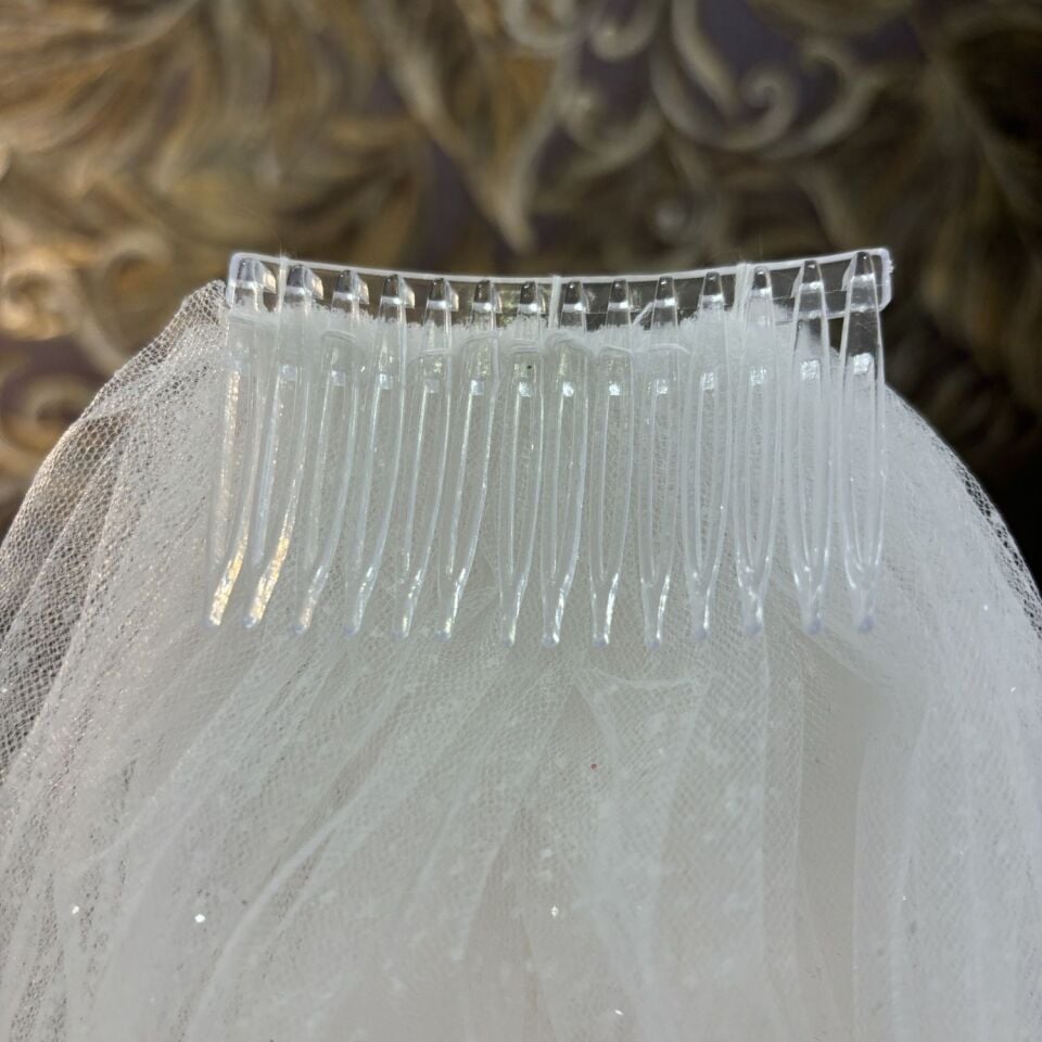 Kısa Simli Duvak (75 CM )