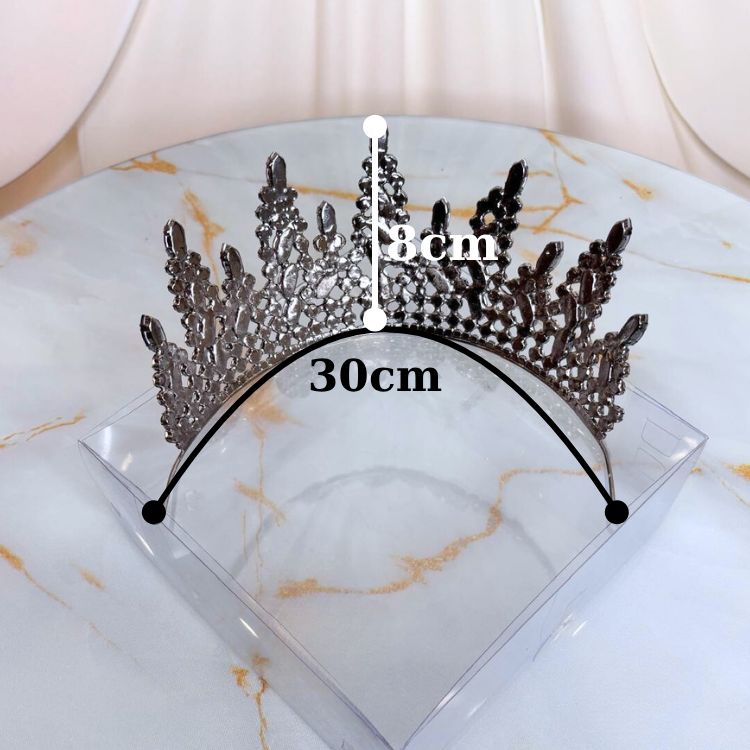 Gelin Tacı Lacivert -Mavi Yüksek Kına Tacı