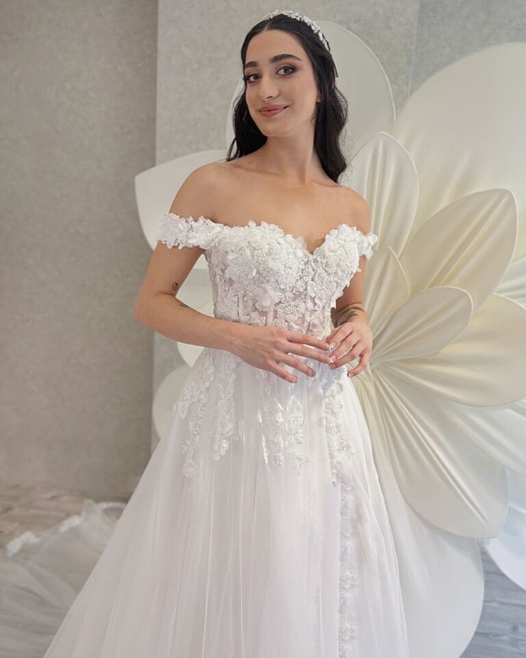 ADELA | Yırtmaçlı Gelinlik