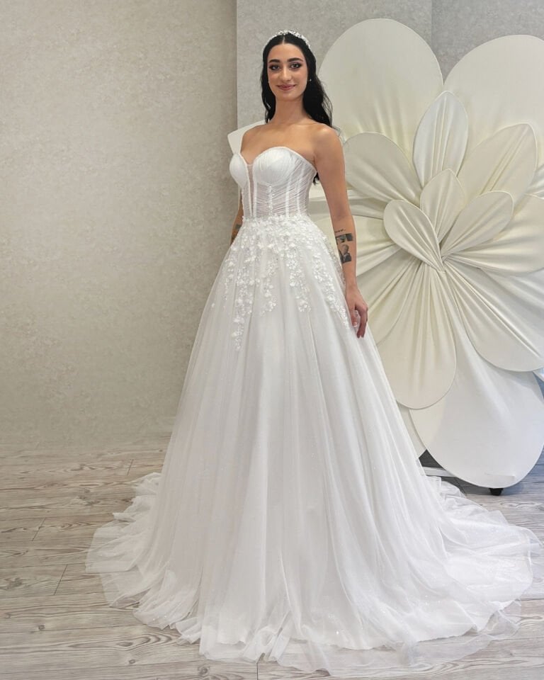 VICTORIA | Straplez Gelinlik