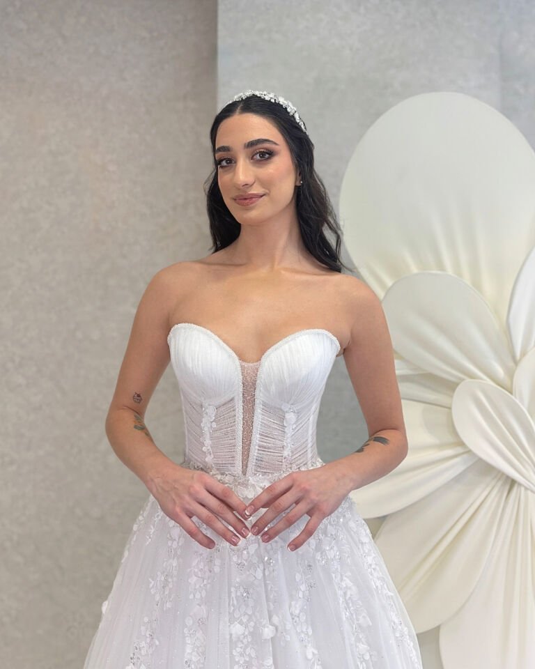 VICTORIA | Straplez Gelinlik