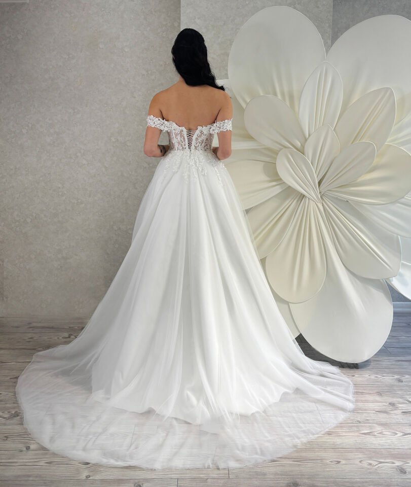 ANITA | Romantik Kollu Gelinlik