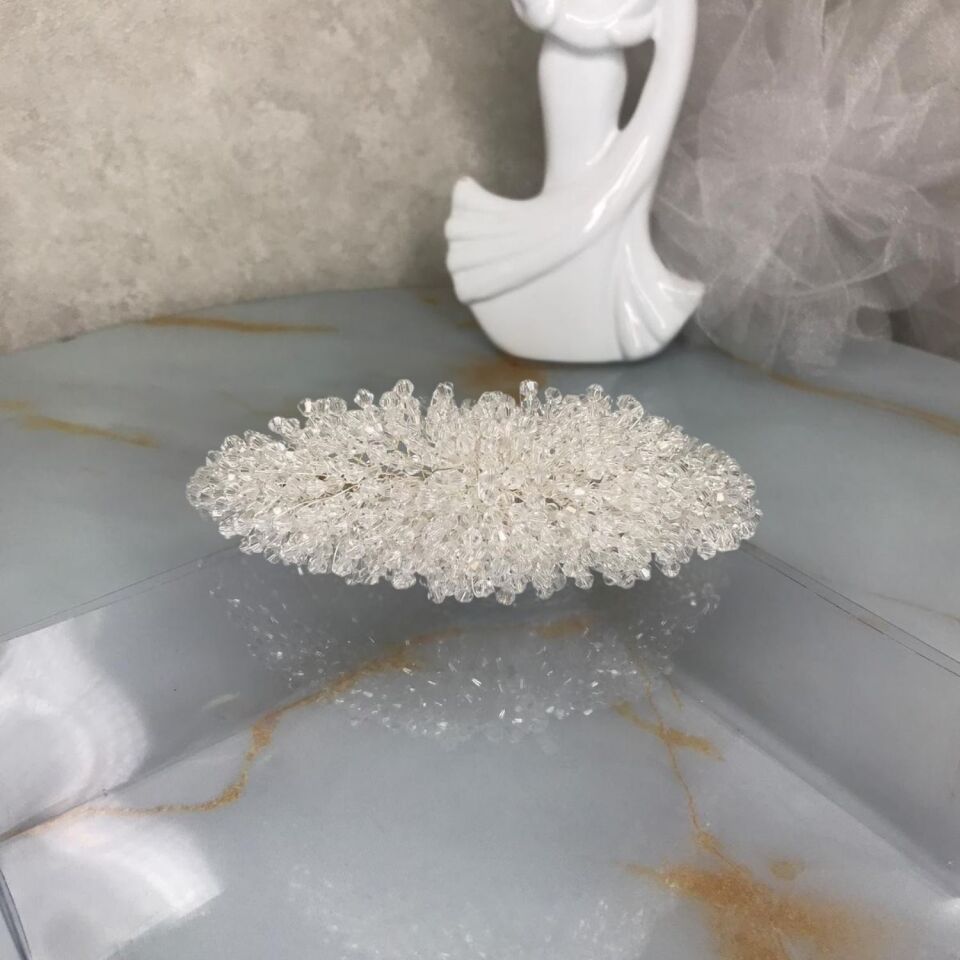 Gelin Tacı | Patlayan Kristal Taşlı Gelin Tacı