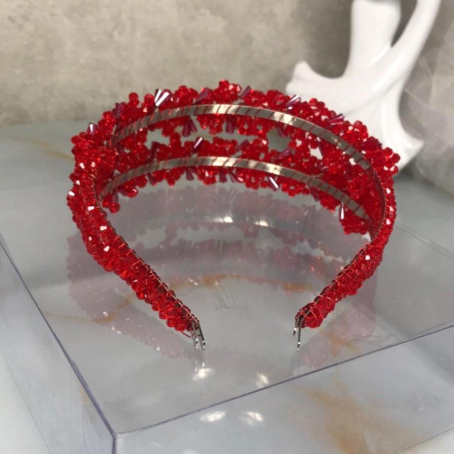 Kına Tacı | İkili Kına Saç Aksesuarı | Gelin Tacı