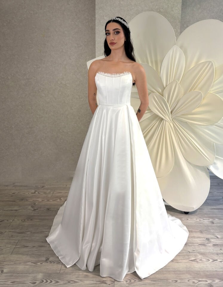 FRENCESCA | Saten Gelinlik