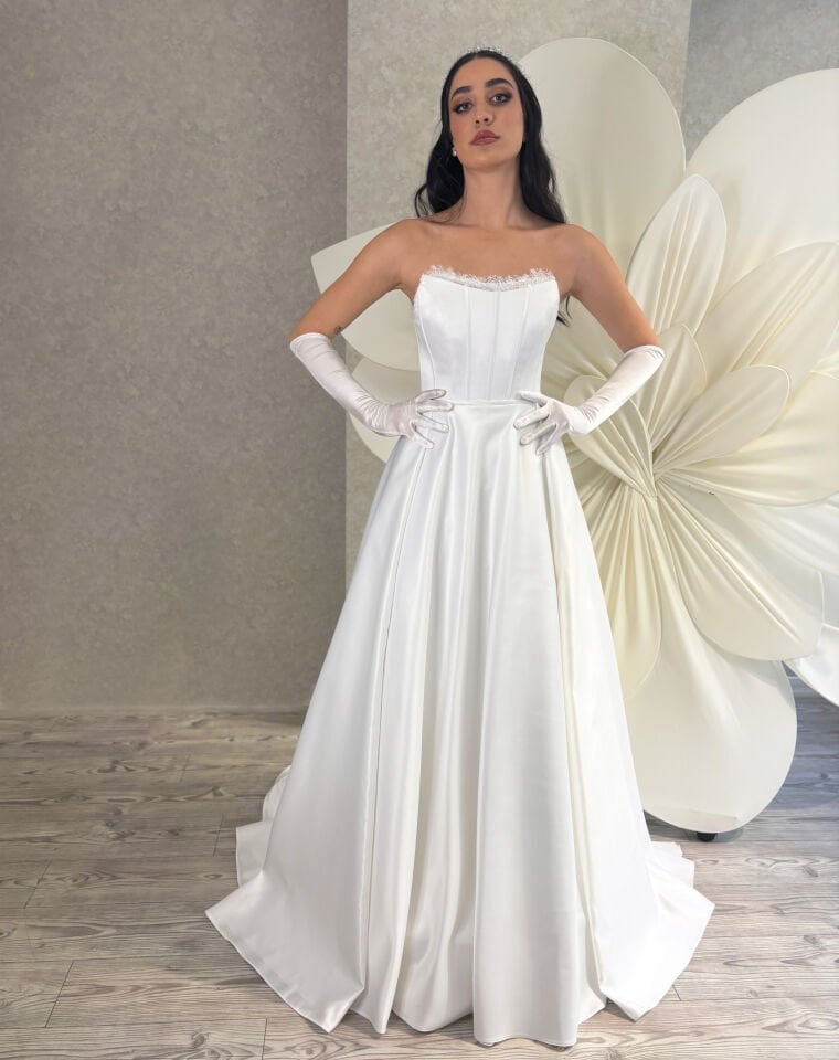 FRENCESCA | Saten Gelinlik