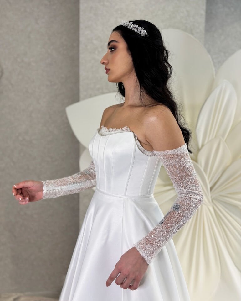 FRENCESCA | Saten Gelinlik