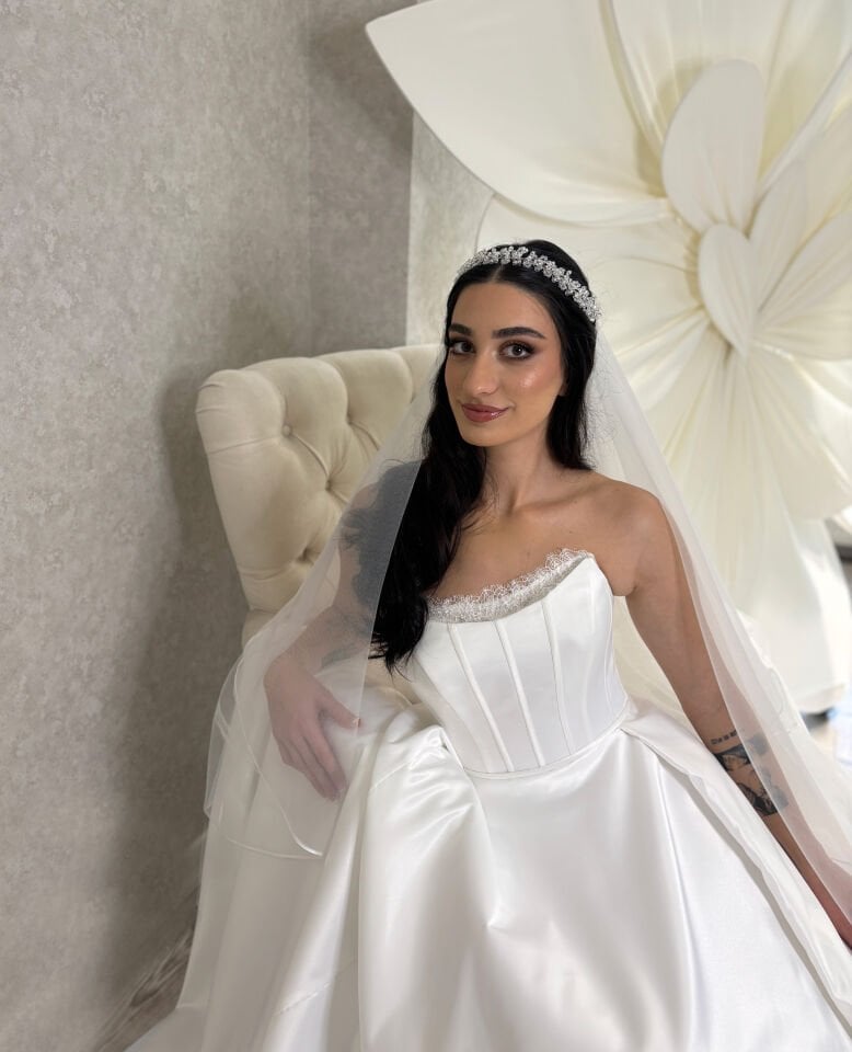 FRENCESCA | Saten Gelinlik