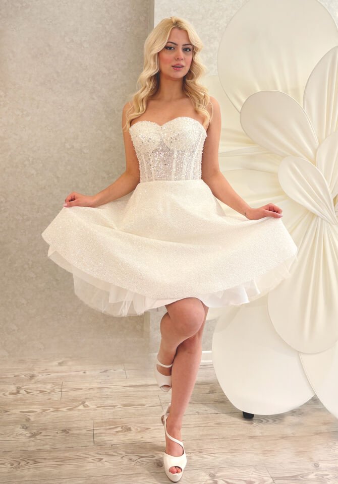 LINA | After Party Mini Gelinlik | Elbise