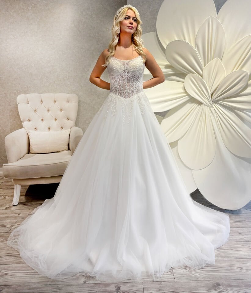 CARMELA | Havuz Yaka Gelinlik