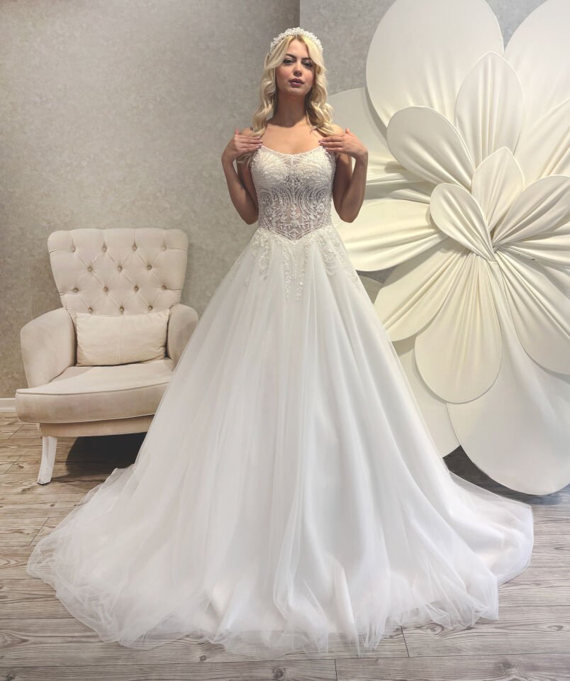 CARMELA | Havuz Yaka Gelinlik