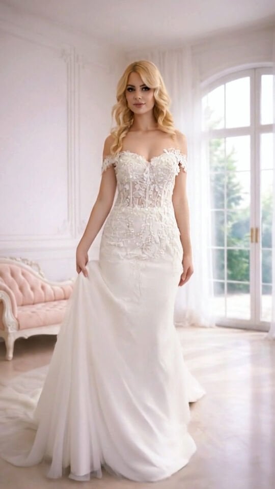 MONICA | 3D Mermaid Wedding Dress