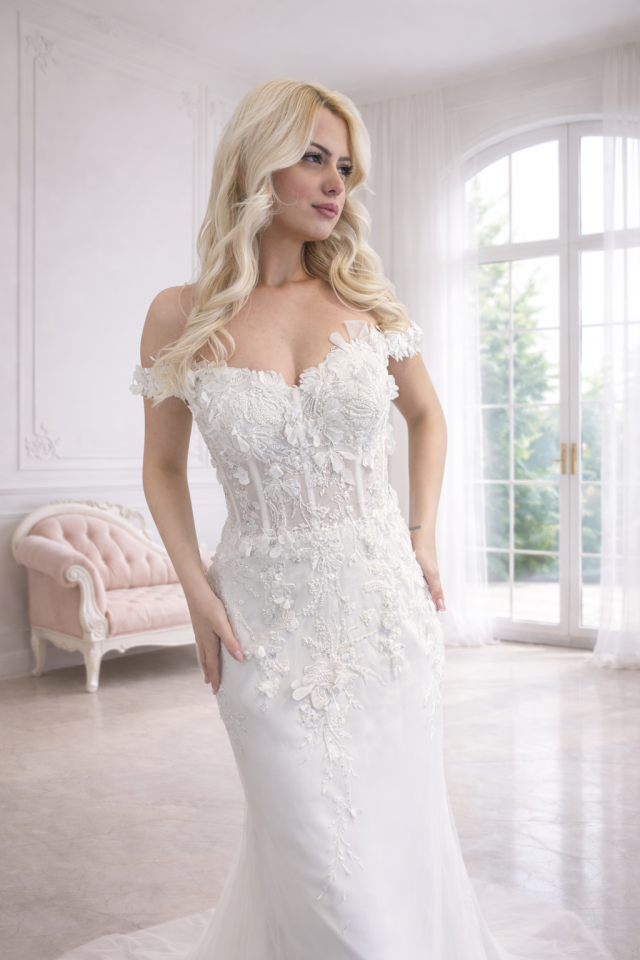 MONICA | 3D Mermaid Wedding Dress