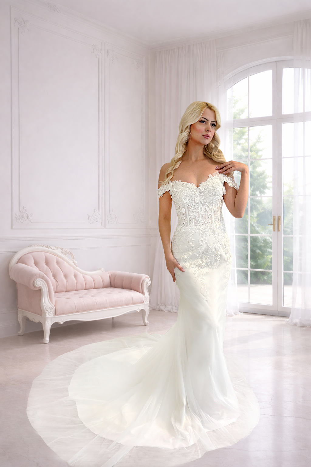 MONICA | 3D Mermaid Wedding Dress