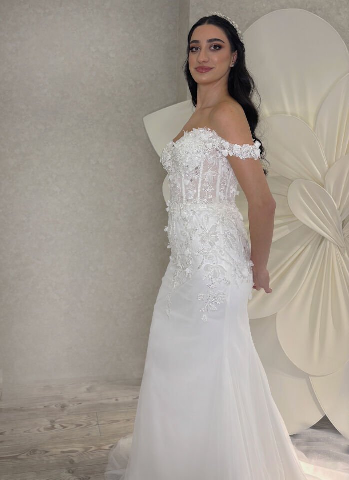MONICA | Üç Boyutlu Balık Model Gelinlik