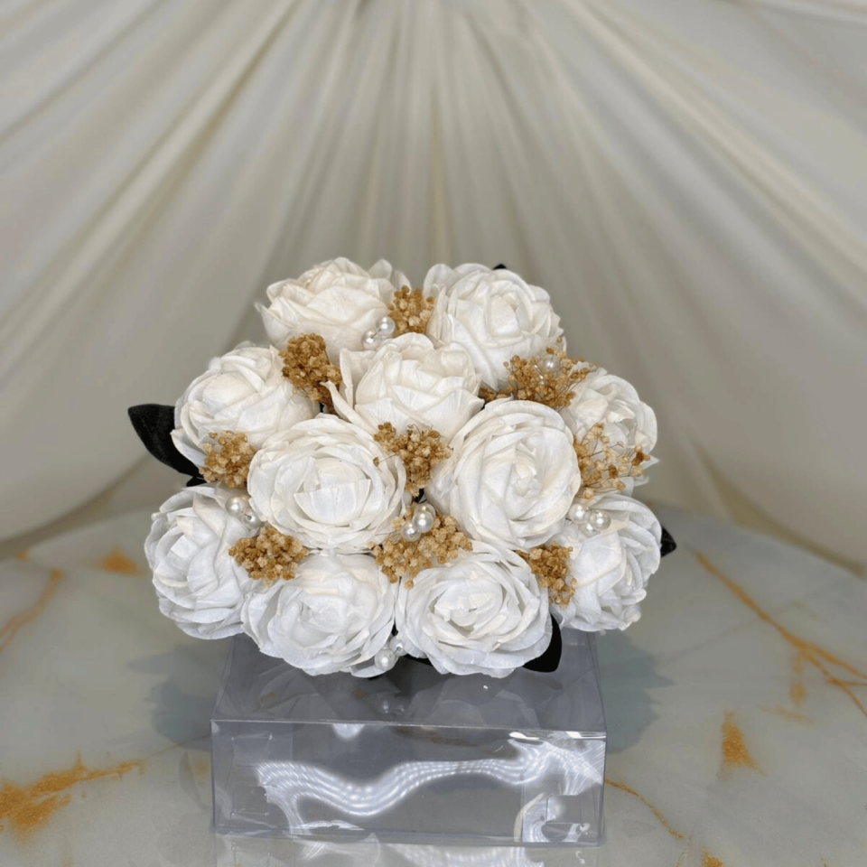 Offene Pfingstrose Braut Handblume | Brautstrauß